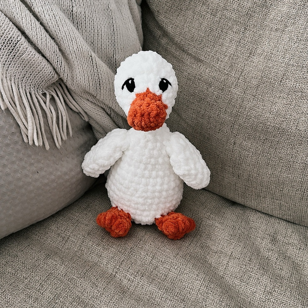 Crochet Goose Plushie